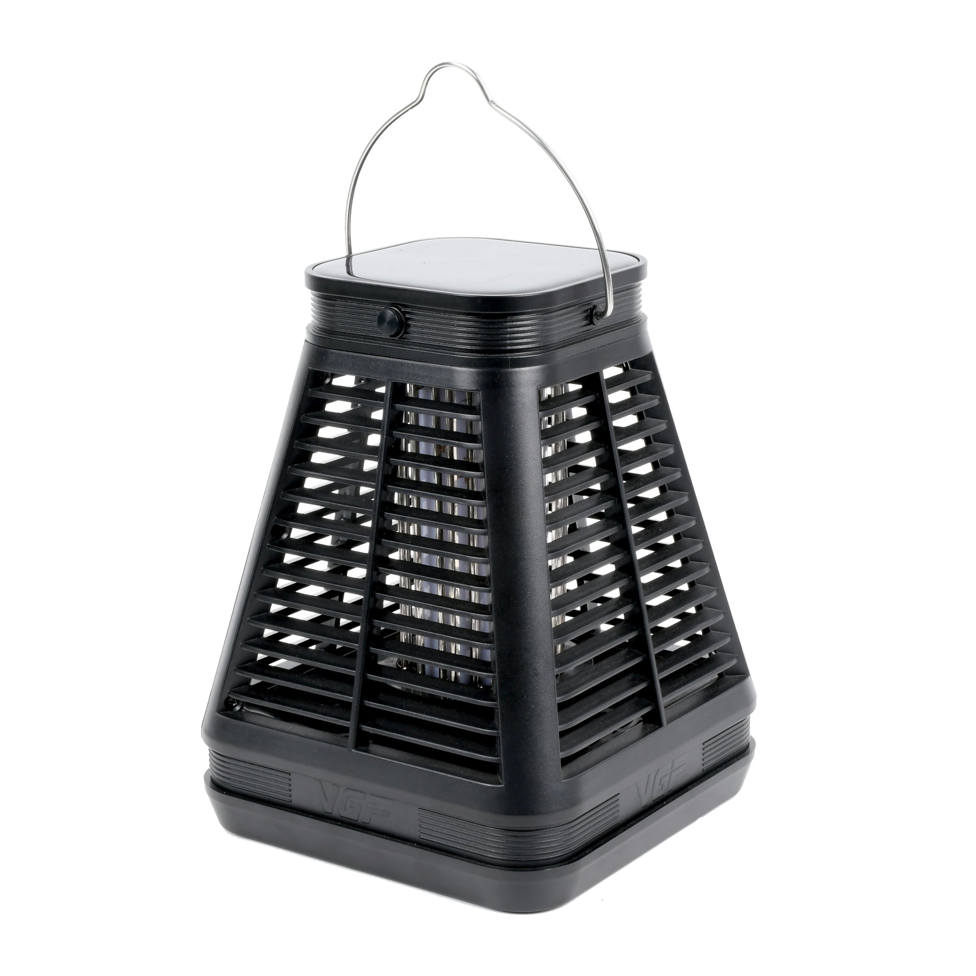 Black LED Solar Powered Portable Bug Zapper