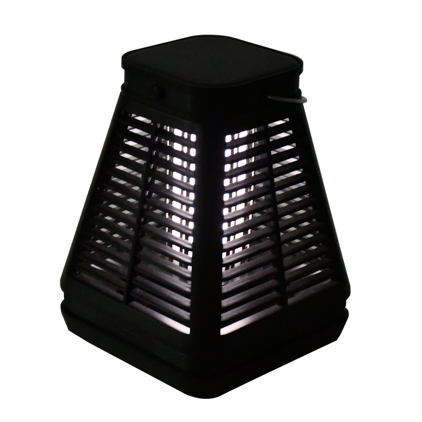 Black LED Solar Powered Portable Bug Zapper