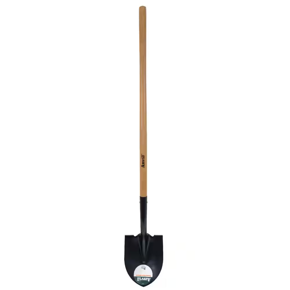 41 In. Handle, Wood Handle Digging Shovel